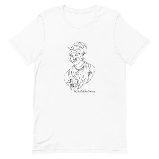 Classic Pre-shrunk Fabric Printed Cécile Fatiman T-shirt 2021