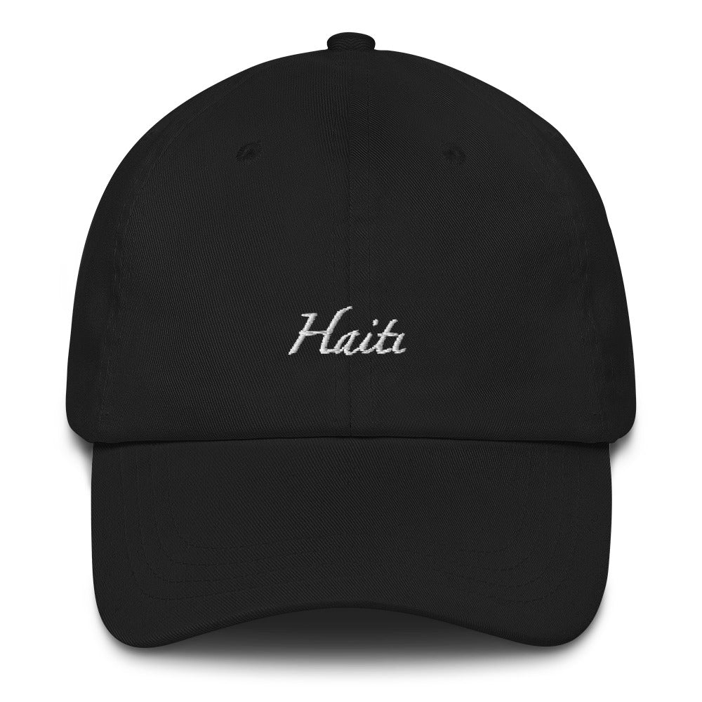 Best High Quality Adjustable Haiti Dad Hat With Antique Buckle