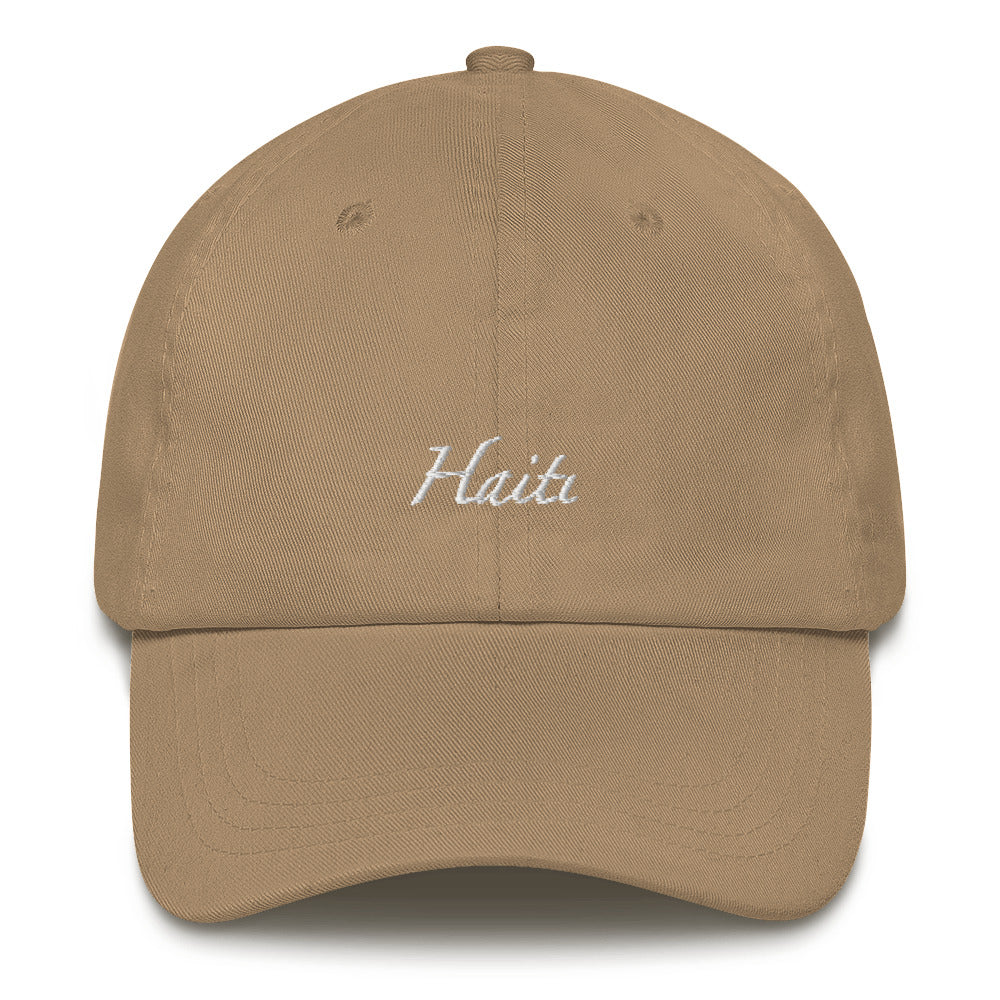 Best High Quality Adjustable Haiti Dad Hat With Antique Buckle