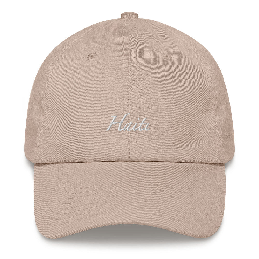 Best High Quality Adjustable Haiti Dad Hat With Antique Buckle