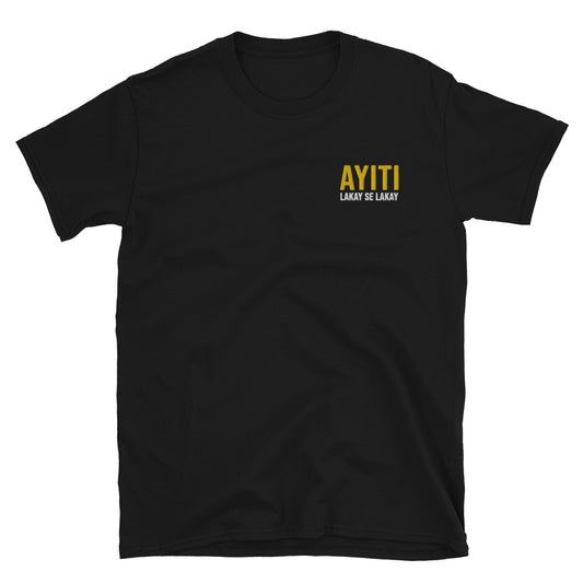 Embroidered Ayiti Is Gold Great Quality Adjustable T-shirt Online